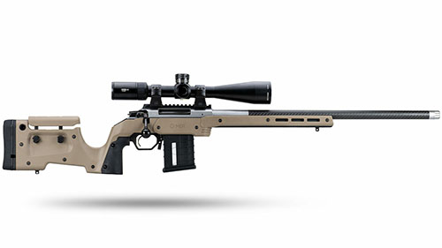 MDT XRS Chassis gir tradisjonell følelse med moderne presisjon, laget av 6061 aluminium og med V-block bedding for maksimal nøyaktighet.